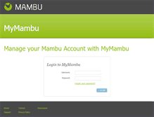 Tablet Screenshot of my.mambu.com